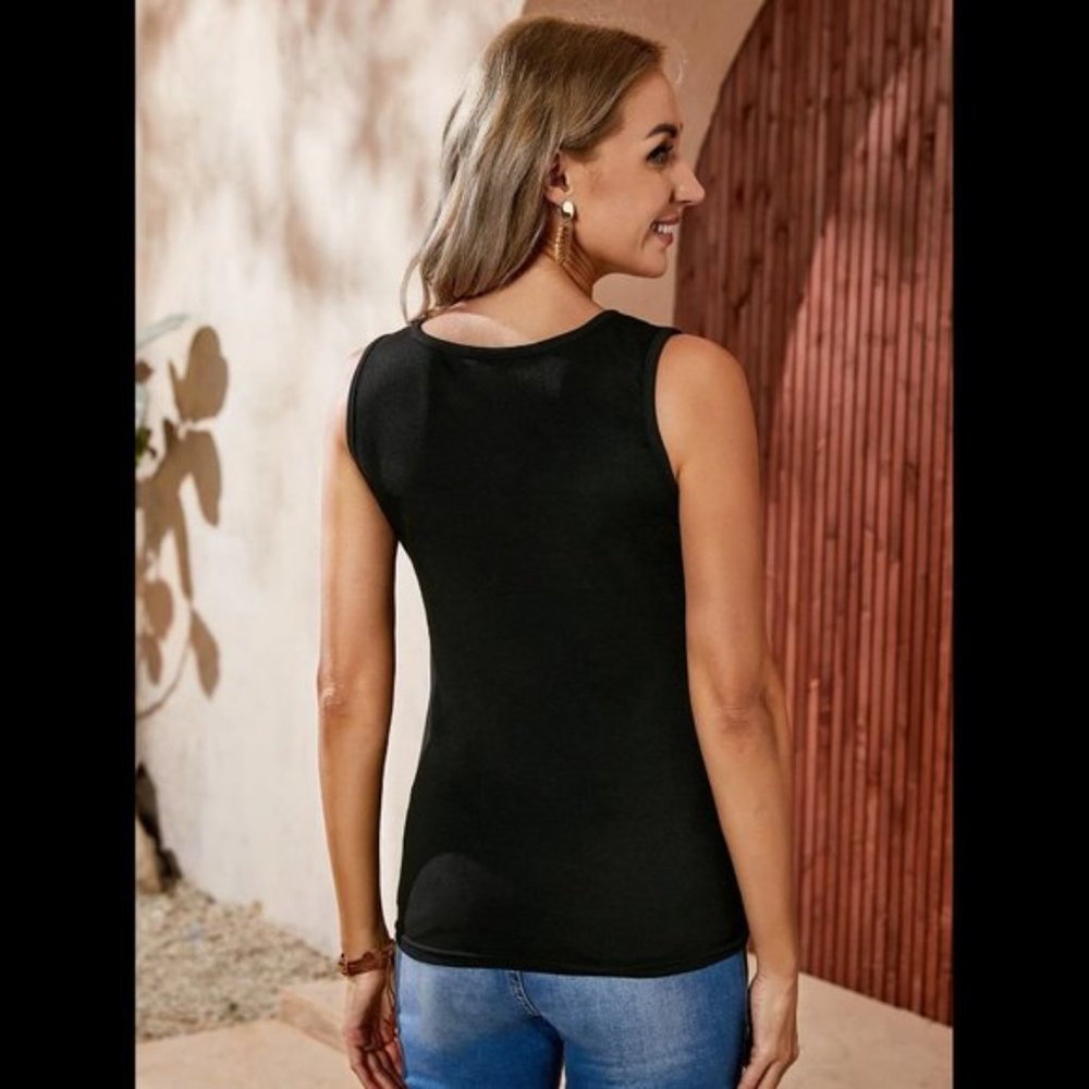 Leopard Colorblocked Tank - Picture 2 of 4